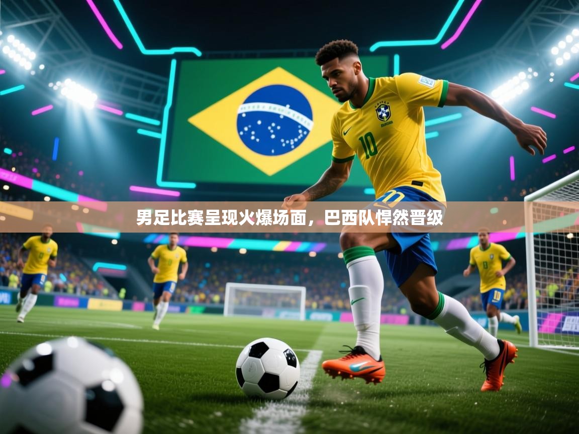 男足比赛呈现火爆场面，巴西队悍然晋级  第1张